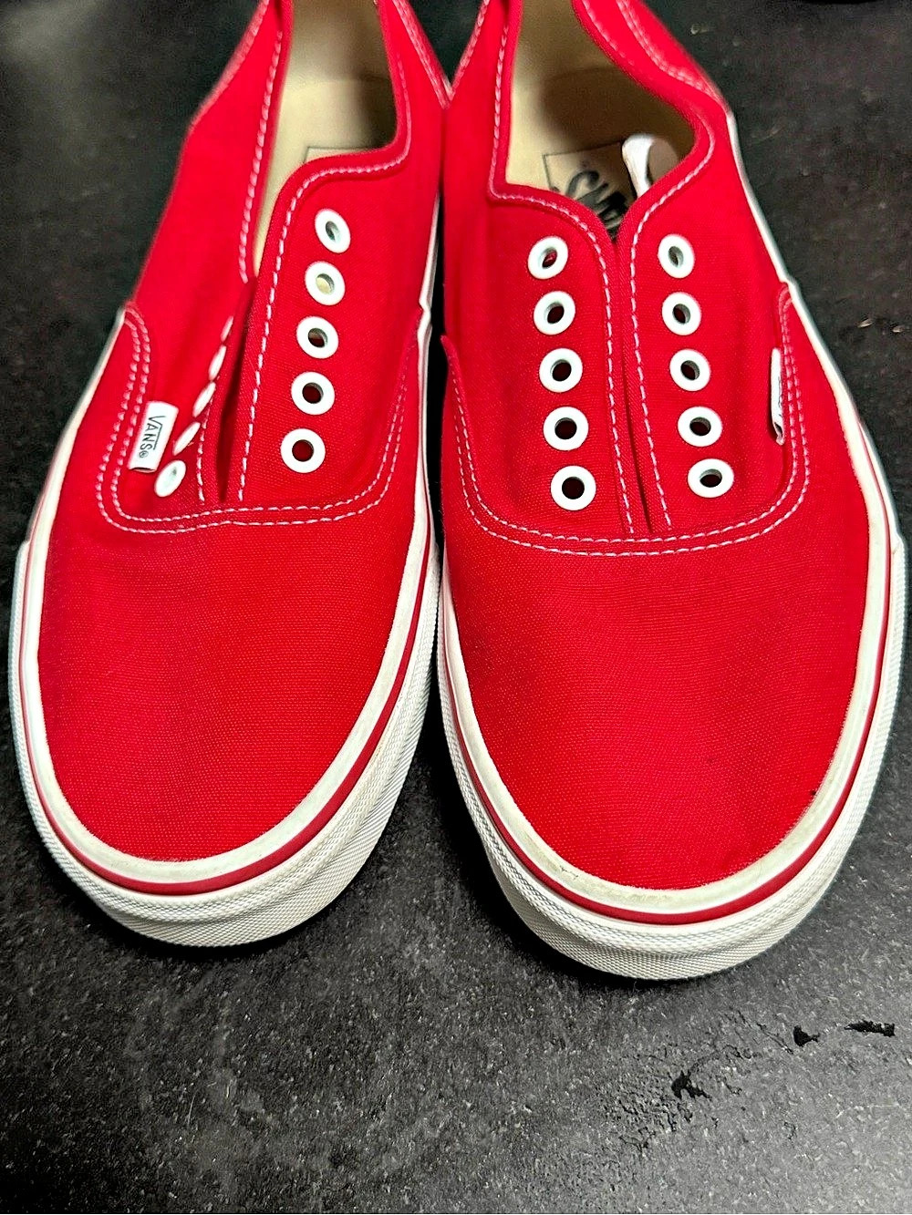 Vans Classic Slip-On Red Slip-On Sneakers